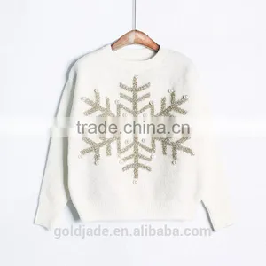 2017 Fashion Sweater New Design Winter Women Knitted Pullover Christmas Sweater thumbnail-2