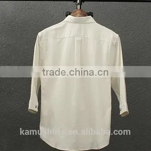 2016 Men's Long Sleeve Dress Shirt , Linen Shirts thumbnail-2