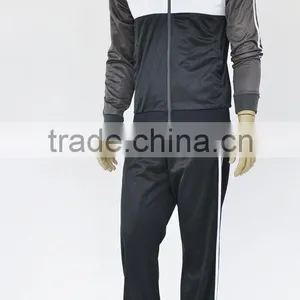 Factory OEM High Quality Sports Sets Polyester Tricot Set With Rib on Collar thumbnail-5