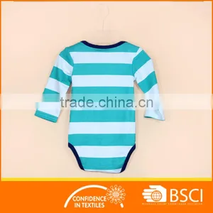 Interlock Summer Newborn Baby Clothes Baby Bodysuit thumbnail-2