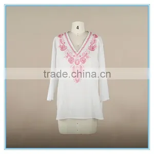 New Design Custom t Shirt Sweatshirts Office Lady Shirt With High Quality thumbnail-4