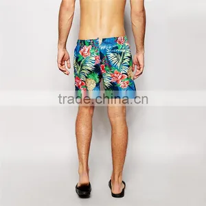 Surf Mens Swimming Trunk Plus Size Swimming Trunks Men's Full Printed Swimming Trunk thumbnail-3