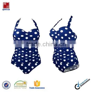 Elegant Inspired Retro Vintage One Piece Pin Up Monokinis Swimsuit thumbnail-1