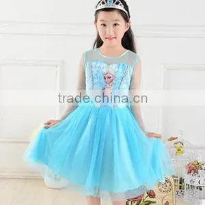 Frozen Elsa Dress Children thumbnail-1