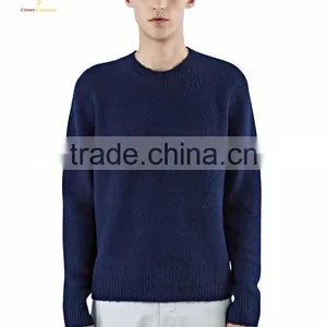 Woven Men Cotton Pure Cashmere Sweater for Man thumbnail-1