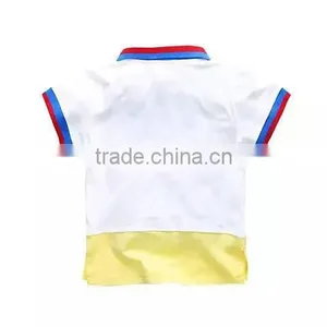 Custom Fashion Printing Cotton Kids t Shirt Wholesale 100% Cotton Short Sleeve Children Polo t Shirt thumbnail-5
