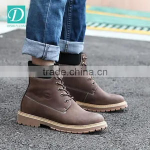 Winter Casual Bootsace Up Walking Flat Men Boots thumbnail-5