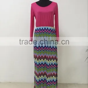 2017 Summer Mother Daughter Dresses Brand Striped Cotton Family Look Fashion Matching Mother Daughter Clothes thumbnail-3