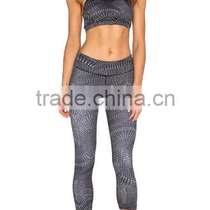 OEM Service Wholesale Yoga Jumpsuit Activewear Hot Yoga Pants/bra thumbnail-3