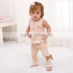 New Spring Baby Vest Natural Colored Cotton Top Unisex Cardigan Kniting Cartoon OEM Service thumbnail-5