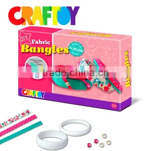 DIY Kit Toy Girl Craft Fabric Bangles it thumbnail-2