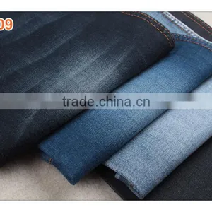 9.5oz Dark Blue Stretch Denim Jeans Fabric Made in China thumbnail-2
