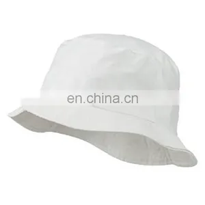 Professional Stone Washed Kids Bucket Hat Cap With Applique Logo thumbnail-3