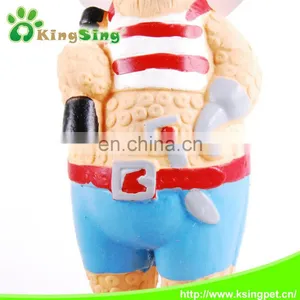 Pirate Chicken W/cotton,latex Pet Toy/Dog Toy thumbnail-4