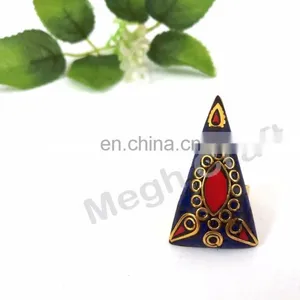 Indian Traditional Ring- Vintage Banjara Ring- Traditional Banjara Boho Ring thumbnail-1