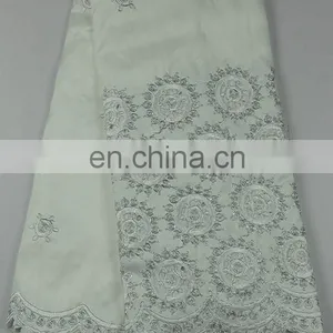 Latest Raw Silk Embroidery George Lace(BG-014) thumbnail-1