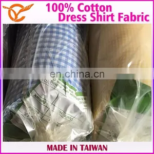 100% Cotton Shining Shirt Fabric Stock Lots thumbnail-2