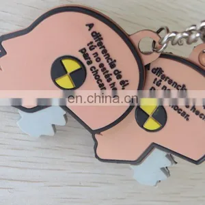New Style Soft Gift Pvc Keychain With Logo thumbnail-4