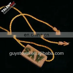 Custom Garment Brand Name Logo String Lock Seal Tag thumbnail-2