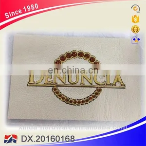 Custom Engraved Metal Leather Label for Jeans/Handbag thumbnail-1