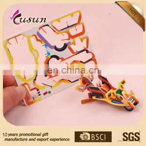 Plastic Promotional Items Kids Educational DIY Dinosaur Toy thumbnail-3