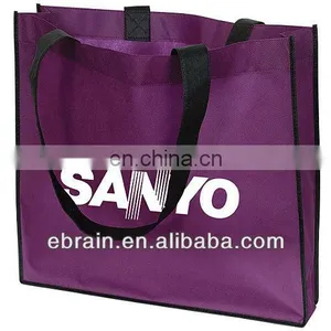 Purple Eco Friendly Bag for Food Package,reusable Shopping Bag thumbnail-1