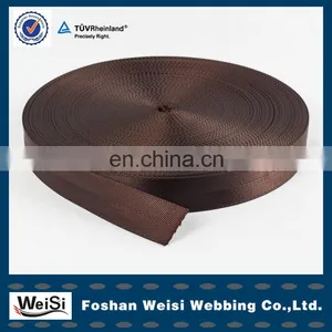 25mm High Tencity Custom Buckle Brown pp Webbing Belt thumbnail-1