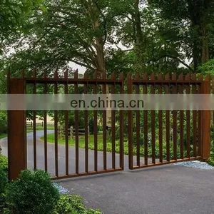 Corten Steel Fence Wall Weathering Steel thumbnail-2