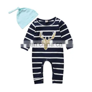 Baby Romper Set 1-2 Year Old Baby Clothes Fall Wearing Long Sleeve Rompers thumbnail-1
