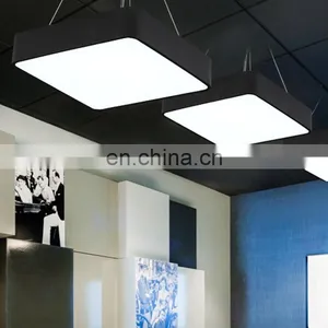 36W Modern Led Square Hanging Office Lights thumbnail-4