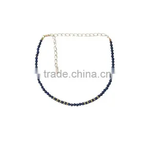 DC03-18 2016 Hot Fashion Rope Necklace Natural Stone Bead Necklace thumbnail-2