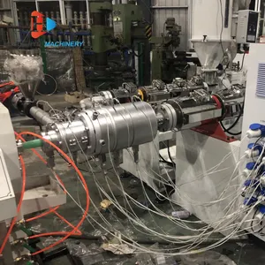 Three Layers PPR Pipe Making Machine PPR PE PVC Pipes Extrusion Line thumbnail-4