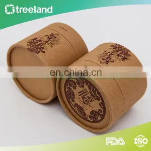 Custom Cardboard Canister Packaging Box Kraft Paper Tube For Gift thumbnail-4