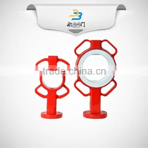 Dn200 Anti-corrosion Casting Iron Ductile Iron Epdm Wafer Type Pneumatic Operated Butterfly Valve thumbnail-5