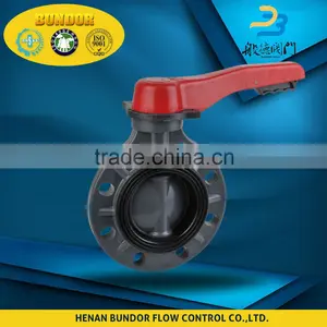 Manual Upvc Wafer Butterfly Valve Dn150 thumbnail-3
