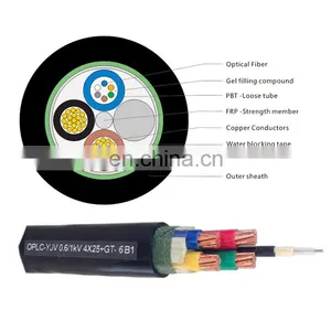 China Single Mode Anti-rodent 2 Core Hybrid Fiber Optic Cable thumbnail-2
