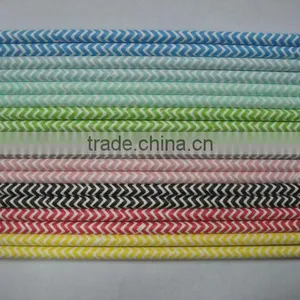 Bulk Assorted Zig Zag Chevron Paper Straws for Party Favors thumbnail-1