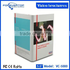 New Arrived 5 Inch Shenzhen Factory Custom Business Promos Video Brochure thumbnail-4