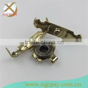 Fashion Jewelry Cigar Wooden Box Clasp Snap Button Clasps Box Lock thumbnail-1