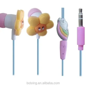 Teddy Bear and Flower Earphones With Custom Design Appearance thumbnail-2