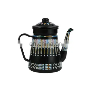New Design 1.5L Teapot Enamel Teapot Enamel Kettle thumbnail-1