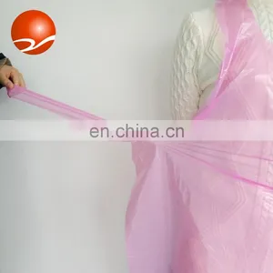 Disposable Medical Use PE Apron Without Sleeves Kitchen Use Colorful Waterproof Plastic Apron thumbnail-4