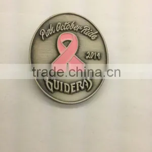 Red Ribbon Ustom Die Struck Soft Enamel Badge Pin/cloisonne Lapel Pins thumbnail-1