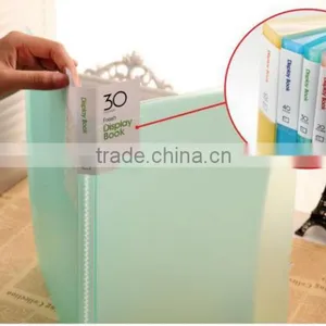 2015 High Quality Refiliable pp Display Pocket File Presentation Clear Book thumbnail-5