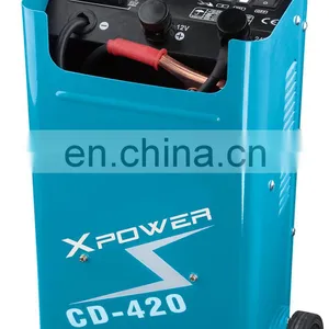Battery Charger With Starter Car Battery Charger 6v 12v 24v on Wheels thumbnail-3