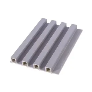 160*24 Vwall Panel for House Interior and Exterior Bamboo Fiber Wpc Wall Panel Pvc thumbnail-4