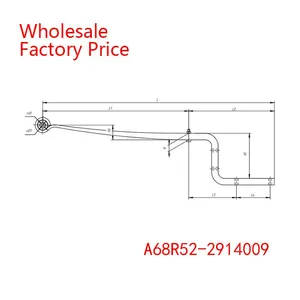 A68R52-2914009 GAZ Black Rear Leaf Spring Wholesale For GAZ thumbnail-2