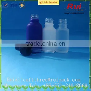 20ml 30ml Glass Frosted Dropper Bottles With Child and Tamper Resident Cap thumbnail-3