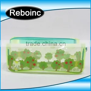 School Use Pvc Pencil Bag for Kids Pvc Pencil Case Bag for Teenagers Student Slider Zipper Pvc Pencil Bag thumbnail-5