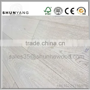18mm,14mm,15mm UV Lacquered Brushed Oak Engineered Wood Floor thumbnail-2